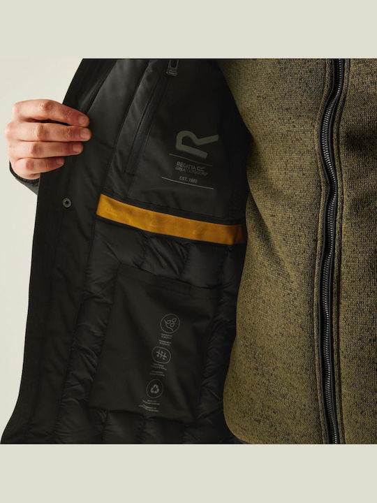 Winter Jacket Parka Waterproof and Windproof Marron, Black