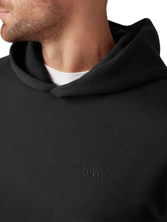 Authentic Φούτερ με Κουκούλα Black