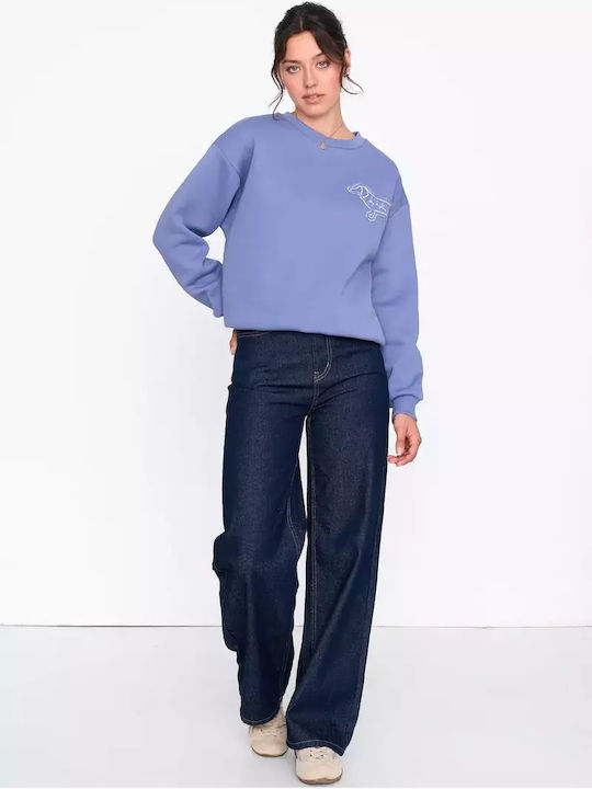 Sweatshirt Γυναικείο Φούτερ Blue
