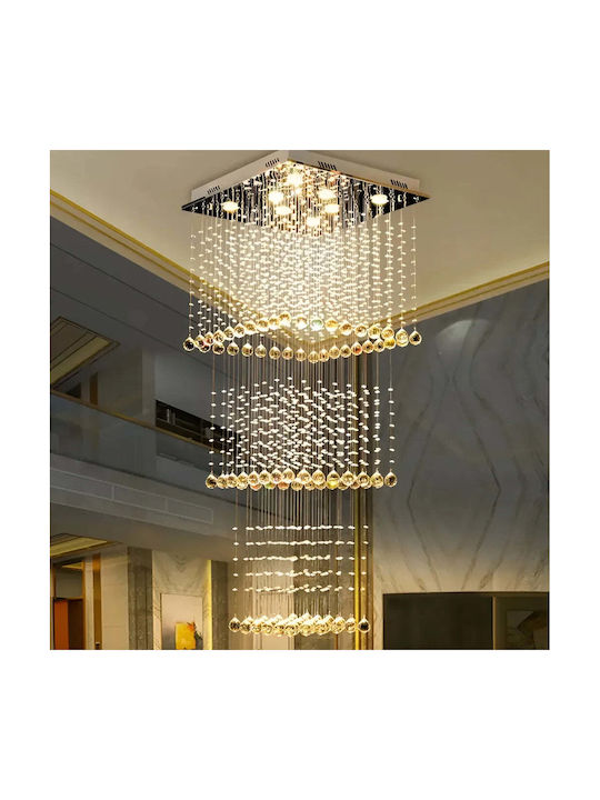 Alista Home Candelabru LED Ø50cm cu Cristale Auriu AT1CT-IM1P-HT2L-CC5020
