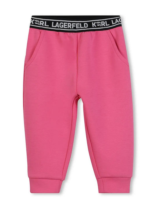 Kids Sweatpants Set Pink 3pcs