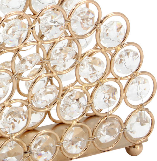 Keskor Metallic Napkin Holder Gold 14x4.5x10cm 52006