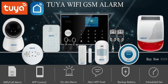 Tuya Ασύρματος Wi-Fi / RF Αισθητήρας Κίνησης Υπερύθρων 110° Εμβέλειας 30m