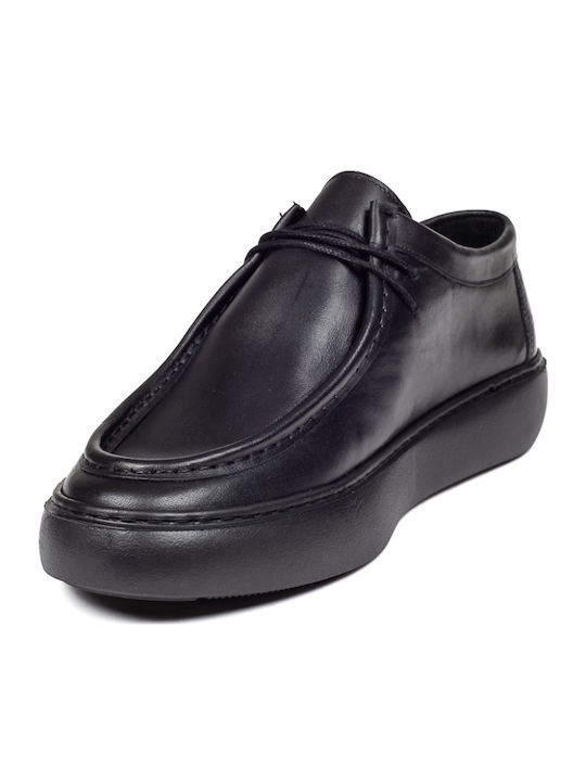 Men's Leather Casual Shoes Black