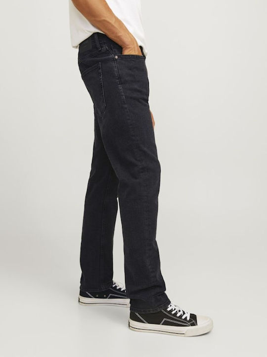 Men's Jeans Pants with Loose Tapered Fit Black