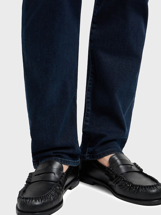 Men's Jeans Pants with Regular Fit Denim Blue