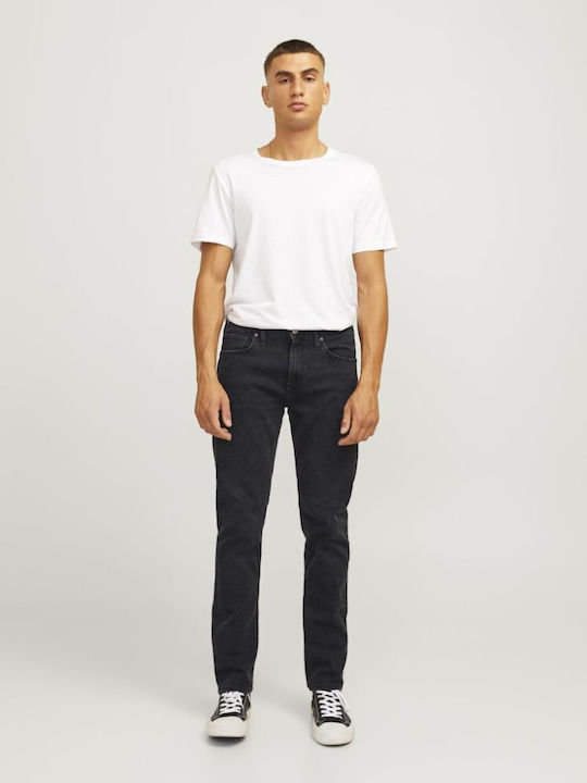 Men's Jeans Pants with Loose Tapered Fit Black