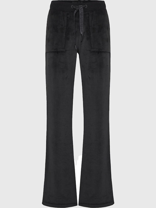 Sweatpants Velvet Black