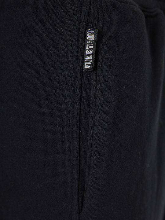 Women's Sweatpants with Jogger Fleece Black FBL012-105-02-Black