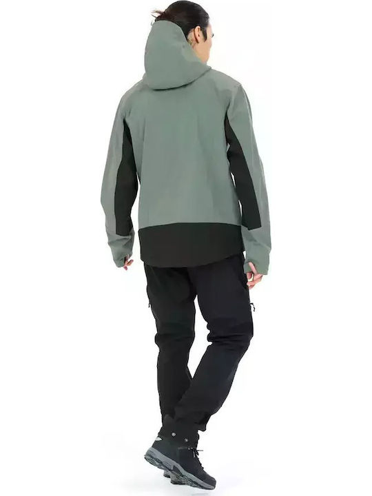 Winter Jacket Softshell Waterproof and Windproof Balsam Green - Mint
