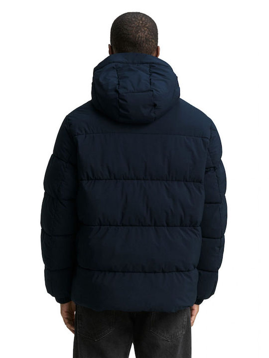 Geacă Puffer de Iarnă Albastră Sky Captain Blue