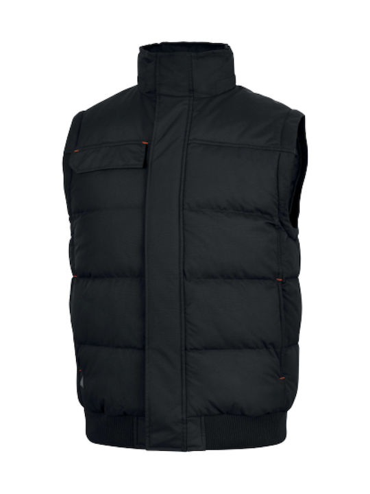 Delta Plus Randers2 Work Jacket with Removable Lining and Hood Black