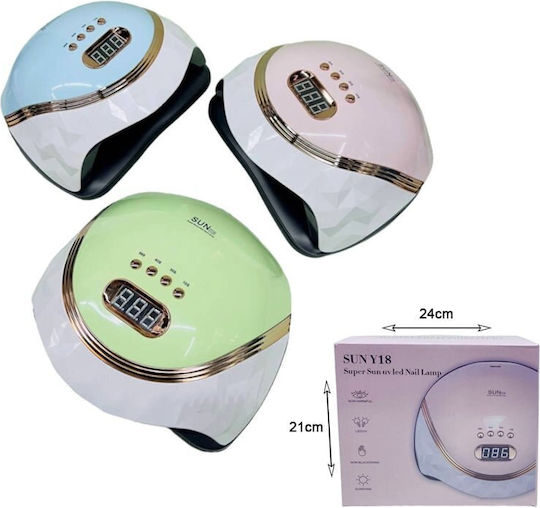 SUN ONE UV Лампа за изпичане на нокти UV / LED 300W Светлосин