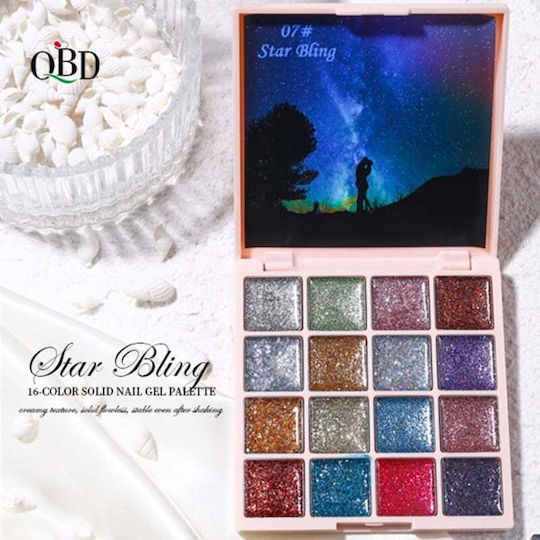 QBD 16 Colors Nail Gel