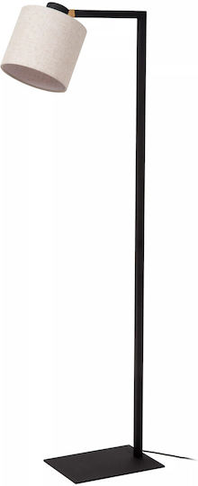 Lucide Lightning Lesley Floor Lamp H128xW43cm. with Socket for Bulb E27 Black