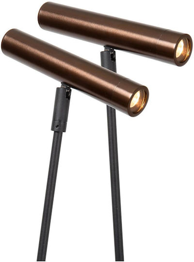 Lucide Lightning Duarte Lampa de podea cu Soclu pentru Bec G9 Maro