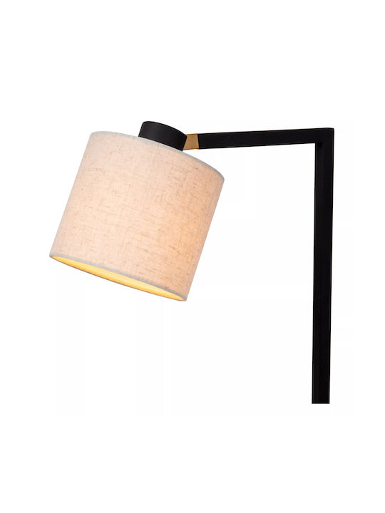 Lucide Lightning Lesley Floor Lamp H128xW43cm. with Socket for Bulb E27 Black