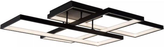 Lucide Lightning Lokero Ceiling Mount Light Black