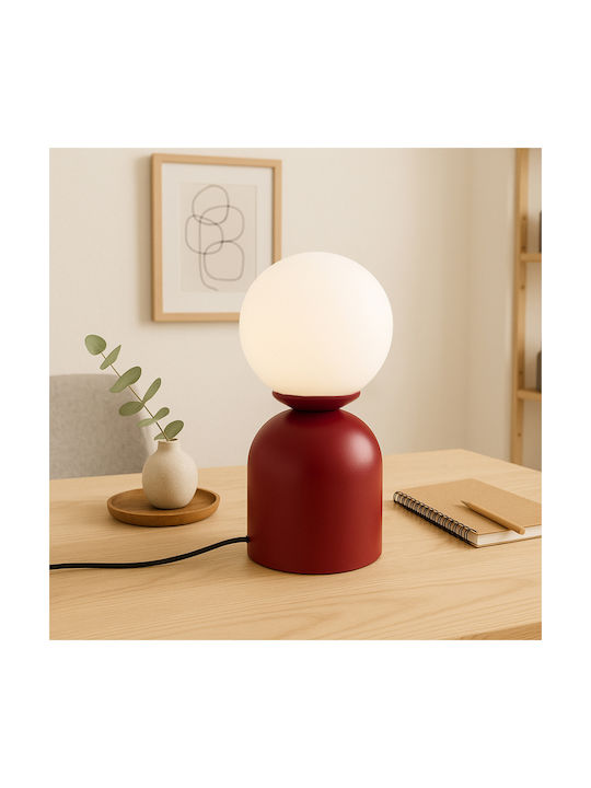 Megapap Albus Decorative Lamp with Socket for Bulb E14 White