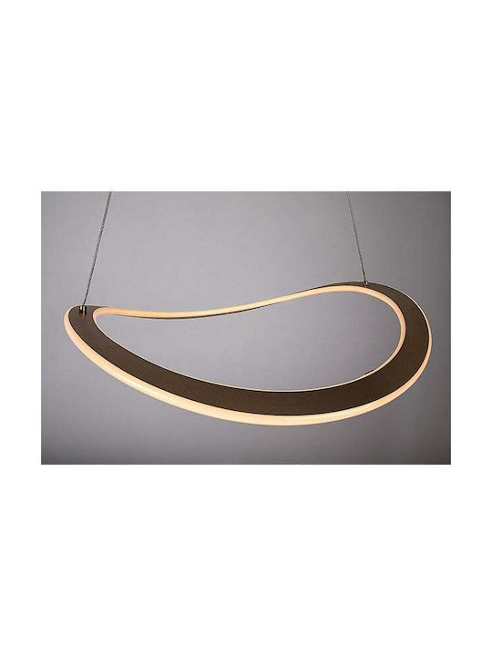 Rabalux Verstellbar Hängelampe Gold 52x52cm.