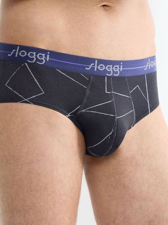 Start Midi Herren Slips Purple-anthracite 2Packung