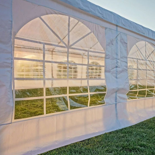 Πλαϊνό για Κιόσκι Λευκό με Επίστρωση PVC 2x2.6m