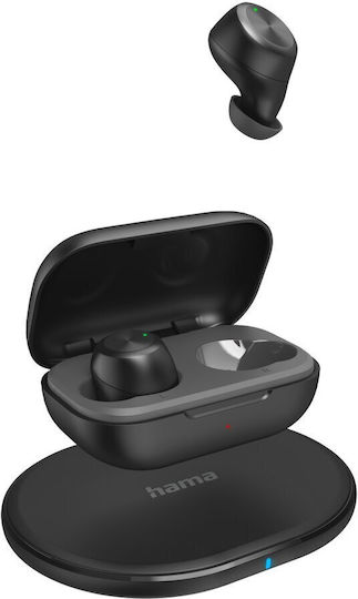 HAMA Passion Chop In-ear Bluetooth Handsfree Ακουστικά με Αντοχή στον Ιδρώτα Μαύρα