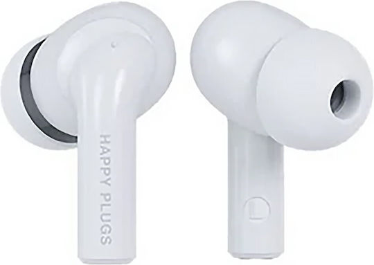 Happy Plugs Joy Pro In-ear Bluetooth Handsfree Ακουστικά Λευκά