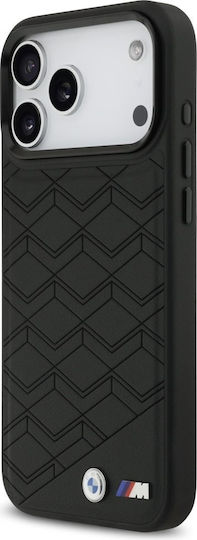 BMW Umschlag Rückseite Kunststoff / Silikon Schwarz (iPhone 17 Pro Max)