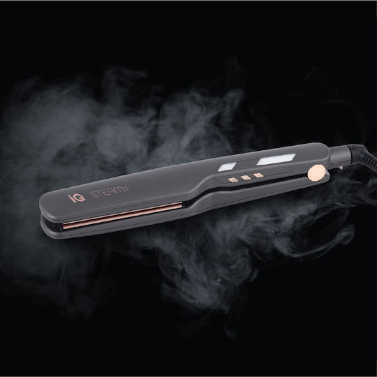 IQ HD-1283 Steamy Hair Straightener with Steam and Ceramic Plates 45W