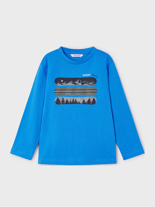 Kids' Shirt Long Sleeve Blue