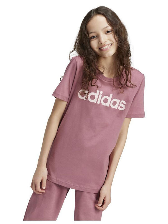 Παιδικό T-shirt Ροζ Essentials Linear