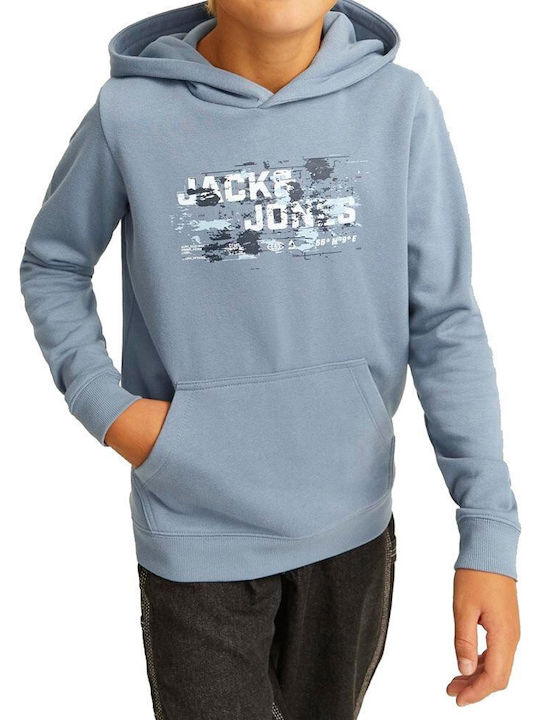 Kinder-Sweatshirt mit Kapuze und Taschen Blue