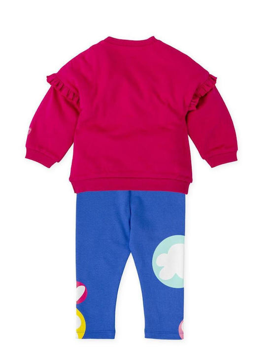 Kinder-Set mit Leggings Winter 2Stück Fuchsia