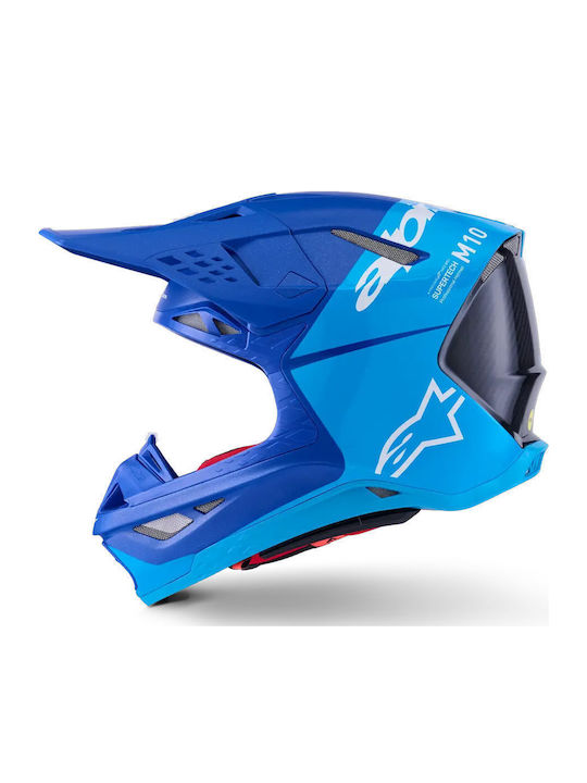Alpinestars Supertech M10 Flood Motorcycle Helmet Motocross ECE 22.06