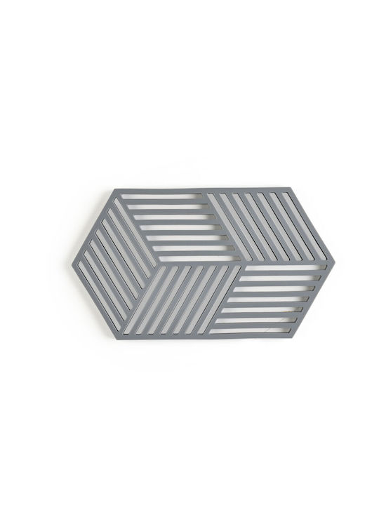 Zone Denmark Σουπλά Σιλικόνης Γκρι 24x14cm