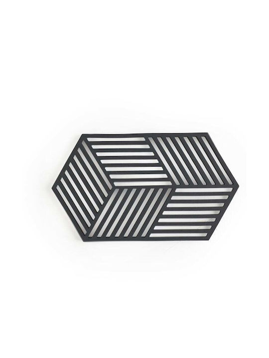 Zone Denmark Σουπλά Σιλικόνης Μαύρο 24x14cm