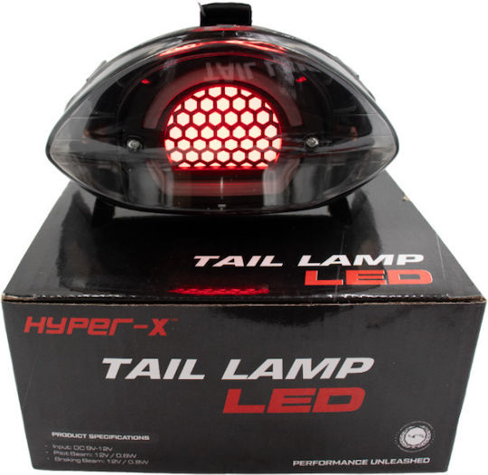 Φαναρι Stop Yamaha Crypton-x135 Led Neon Κοκκινο
