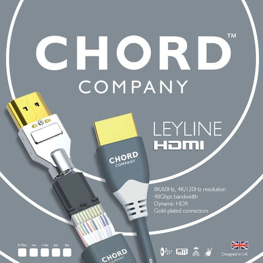 Chord Kabel HDMI-Stecker - HDMI-Stecker 0.75m Schwarz