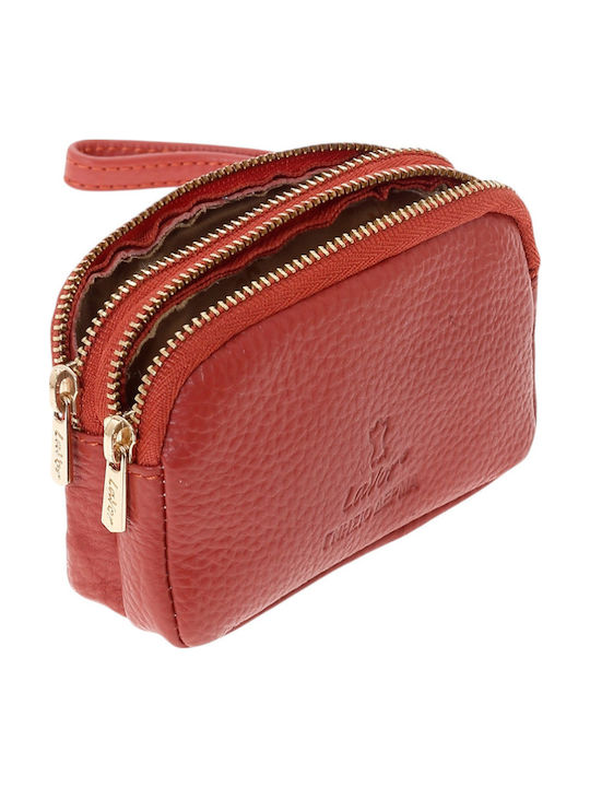 Lavor Μικρό Δερμάτινο Γυναικείο Πορτοφόλι με RFID Τερακότα Lavor Μικρό Δερμάτινο Γυναικείο Πορτοφόλι με RFID Τερακότα