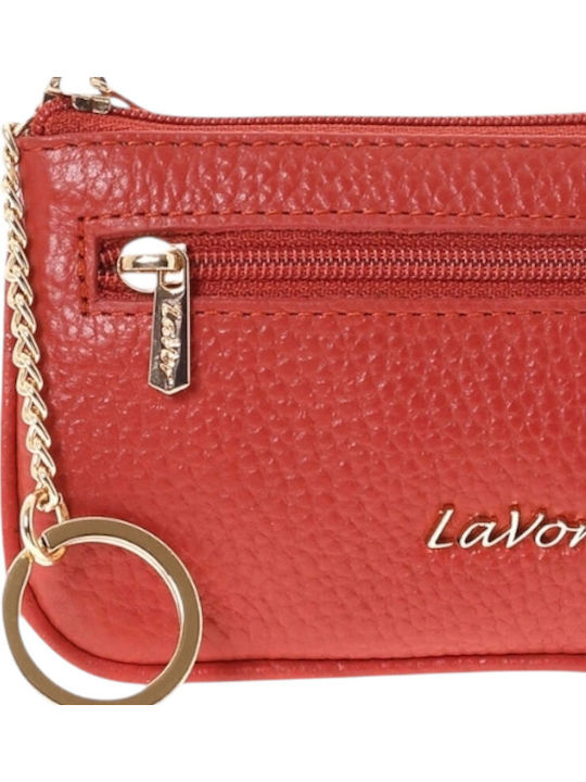 Small Leather Women's Wallet Classic with RFID Orange