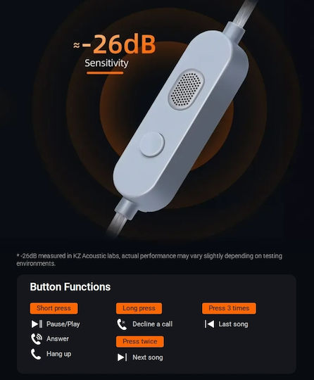 Kz M2 Dual-mic Upgrade Професионален Eq Регулиране Type-c Кабел