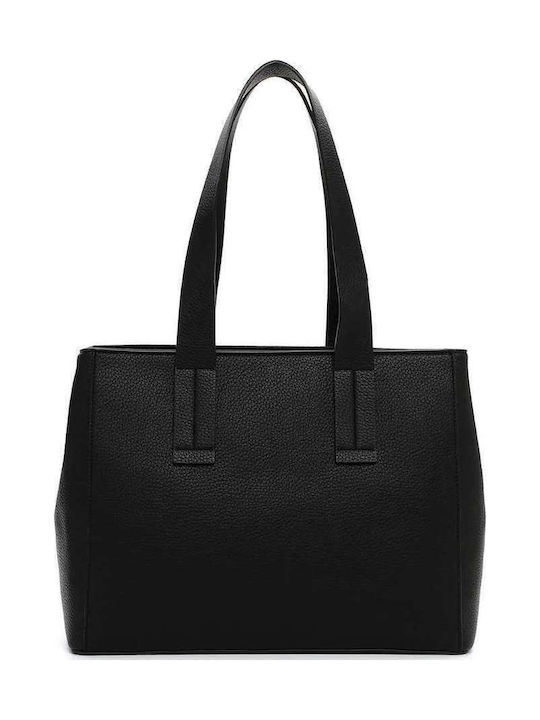 Γυναικεία Τσάντα Shopper Ώμου Μαύρη