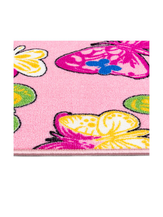 Covor pentru copii Playroom Fluturi Roz 160x240
