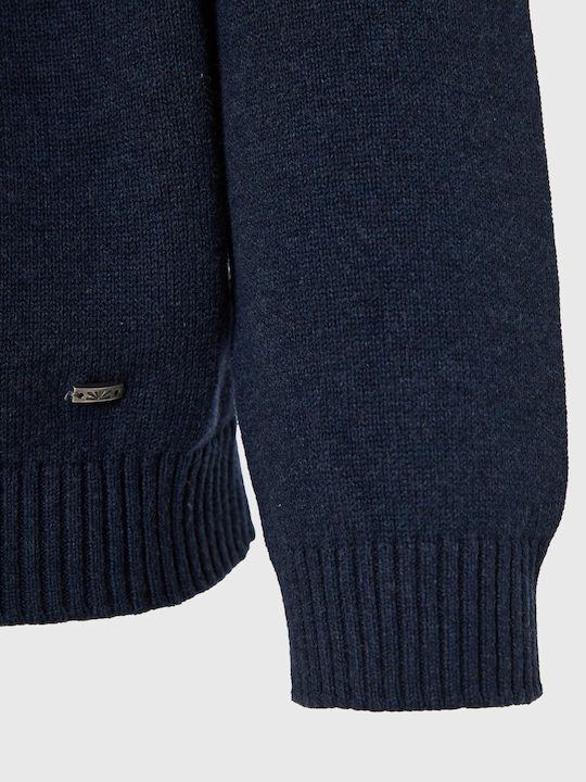 Long Sleeve Navy Blue Sweater