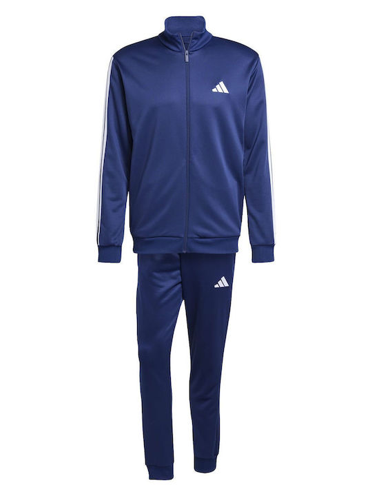 Training Tracksuit Glossy with Elastic Navy Blue