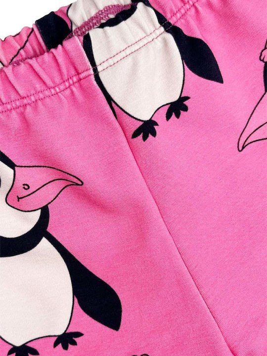 Παιδικό Κολάν Μακρύ Penguin Pink