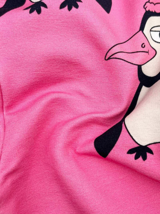 Παιδικό Κολάν Μακρύ Penguin Pink