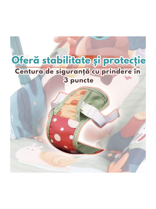 Electric Relax pentru Bebeluși Leagăn cu Muzică și Vibrații Gri pentru Copil până la 18kg