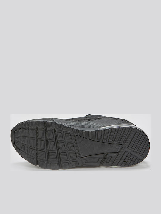 Throttle Men's Black Sneakers